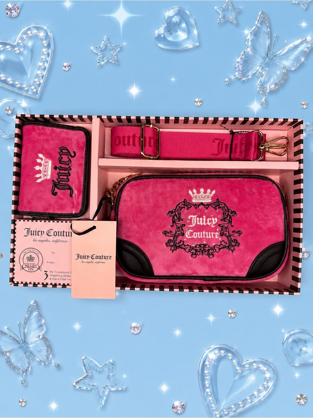 Juicy couture heritage purse gift set